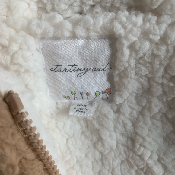 NWT 12M baby teddy bear coat by Starting Out - Picture 5 of 7